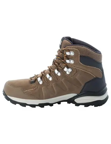 Produktbild: Jack Wolfskin Damen Refugio Texapore Mid W, Brown / Apricot, 40.5 EU