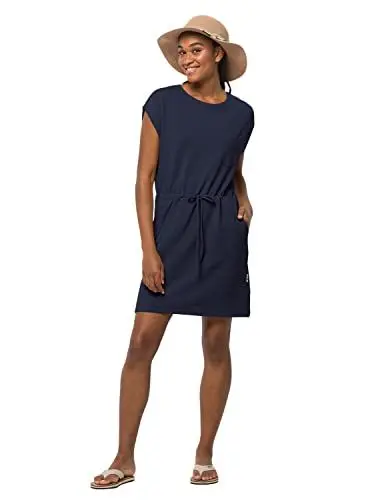 Produktbild: Jack Wolfskin Damen SOMMERWALD Dress Kleid, Night Blue, L