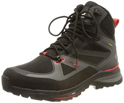 Produktbild: Jack Wolfskin FORCE TREKKER TEXAPORE MID M Outdoorschuhe, black / red,
