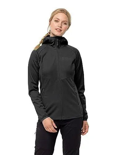 Produktbild: Jack Wolfskin Damen Go Hike W Softshelljacke, Schwarz, L EU