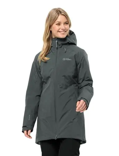 Produktbild: Jack Wolfskin Damen Heidelstein Ins Jkt W, Slate Green, XL EU