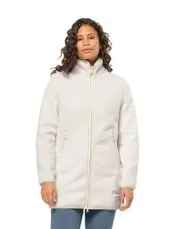 Produktbild: Jack Wolfskin Damen High Curl Coat W Fleece Jacke, Schwarz, M EU