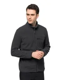 Produktbild: Jack Wolfskin Herren Hatchet Stone Fz M Fleece Jacke, Schwarz, XL EU