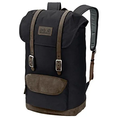 Produktbild: Jack Wolfskin Herren Earlham Daypack Reise Rucksack, Black, 52x39x9 cm