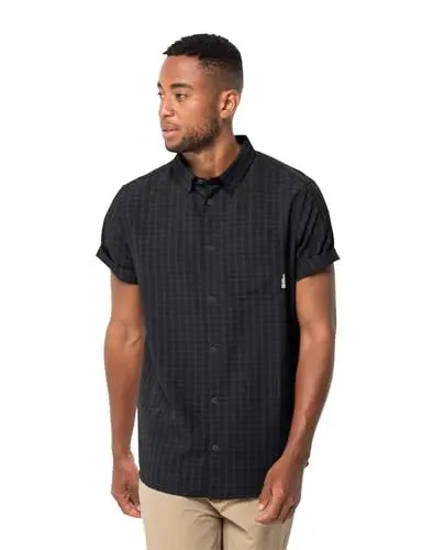 Produktbild: Jack Wolfskin Herren El Dorado Men Shirt Shortsleeve, Phantom Checks, L EU