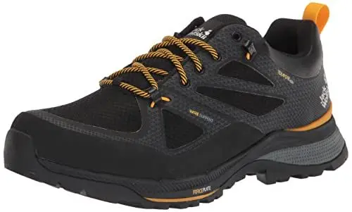Produktbild: Jack Wolfskin Herren Force Striker Texapore Low M Cross Laufschuh, Black Burly Yellow Xt, 43 EU