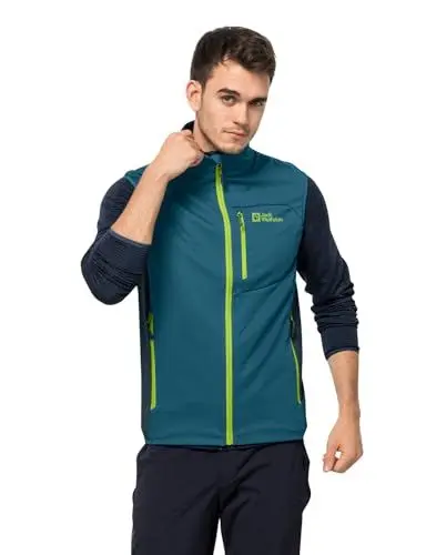 Produktbild: Jack Wolfskin Herren Highest Peak Vest M Weste, Blue Daze, XL