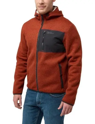 Produktbild: Jack Wolfskin Herren Kaminfeuer Hooded Jkt M, Intense Rust, M EU