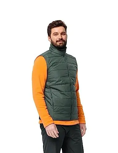Produktbild: Jack Wolfskin Herren LAPAWA INS Vest M Weste, Black Olive, L