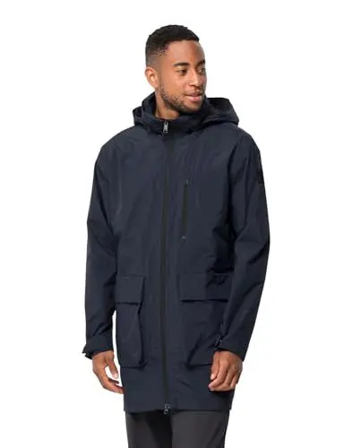 Produktbild: Jack Wolfskin Herren Norden Port Parka Mantel, Night Blue, L EU