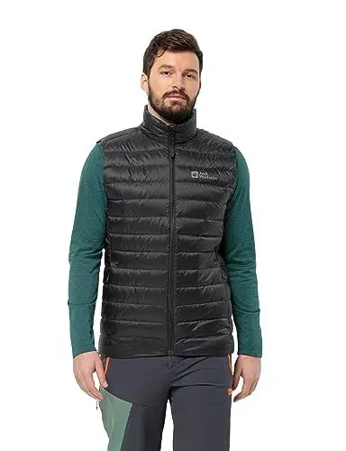 Produktbild: Jack Wolfskin Herren PILVI DOWN Vest M Daunenweste, Black, XL