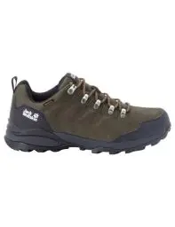 Produktbild: Jack Wolfskin Herren Refugio Texapore Low M Walking-Schuhe, Khaki / Phantom, 43 EU