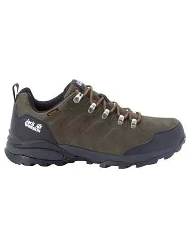 Produktbild: Jack Wolfskin Herren Refugio Texapore Low M Walking-Schuhe, Khaki / Phantom, 43 EU
