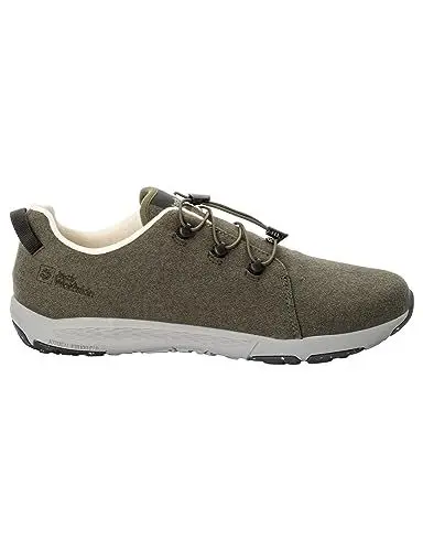 Produktbild: Jack Wolfskin Herren Spirit Wool Low M Sneaker, Island Moss, 44.5 EU
