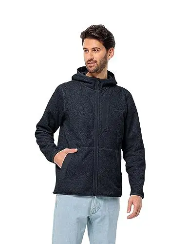 Produktbild: Jack Wolfskin Herren TANNENSPUR Hooded JKT M Fleece-Jacke, Night Blue, XXL