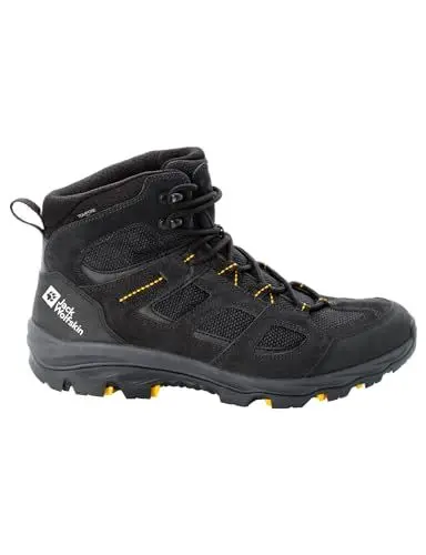 Produktbild: Jack Wolfskin Herren Vojo 3 Texapore Mid M Outdoorschuhe, Black Burly Yellow Xt, 45.5 EU