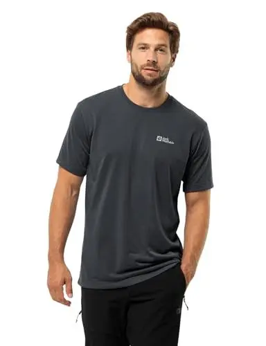 Produktbild: Jack Wolfskin Herren Vonnan S/S M T-Shirt, Phantom, L EU