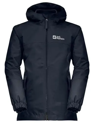 Produktbild: Jack Wolfskin Mädchen Iceland 3in1 G Jacket, night blue, 104 EU