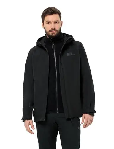 Produktbild: Jack Wolfskin Herren Taubenberg 3in1 Jkt M, Schwarz, XL EU