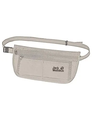 Produktbild: Jack Wolfskin Unisex Document Belt De Luxe Stufenlos Einstellbarer Bauchgurt, Dusty Grey, Einheitsgröße EU