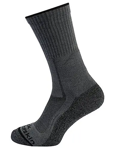 Produktbild: Jack Wolfskin Unisex Hike Func Sock Cl C Wandersocken, dark grey, 44-46