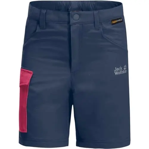 Produktbild: Jack Wolfskin Unisex Kinder Active K Shorts, Dark Indigo, 152 EU