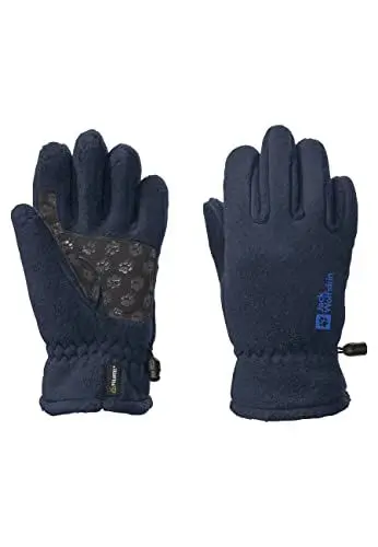 Produktbild: Jack Wolfskin Unisex Kinder Fleece Glove Kids, night blue, 128