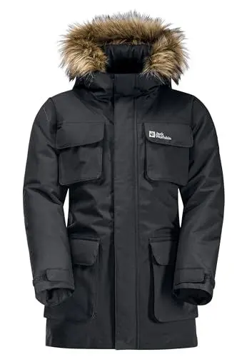 Produktbild: Jack Wolfskin Unisex Kinder Glacier Peak Parka Jacket, Phantom, 176