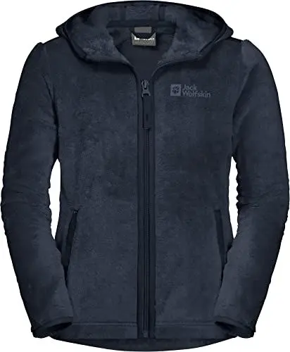 Produktbild: Jack Wolfskin Unisex Kinder Nepali Jacket Kids Fleece Jacke, Night Blue, 128 EU