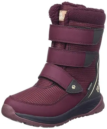 Produktbild: Jack Wolfskin Unisex Kinder Polar Boot Texapore High Vc K Schneestiefel, Boysenberry, 34 EU