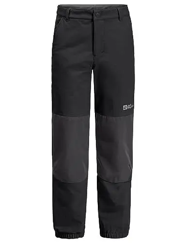 Produktbild: Jack Wolfskin Unisex Kinder Rascal Winter Pants K Wanderhose, Schwarz, 152 EU