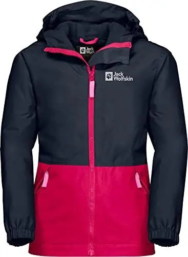 Produktbild: Jack Wolfskin Unisex Kinder Snowy Days Kids Jacket, Pink Dahlia, 104 EU