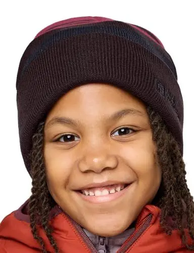 Produktbild: Jack Wolfskin Unisex Kinder Stripy Knit K Beanie-Mütze, Pink Lemonade, S EU