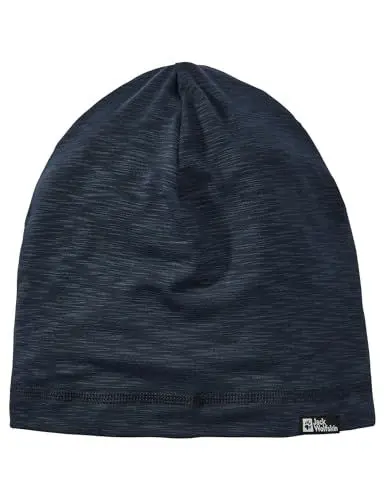 Produktbild: Jack Wolfskin Unisex Kinder Travel K Beanie M tze, nachtblau, S EU, Kopfumfang 49 - 50 cm