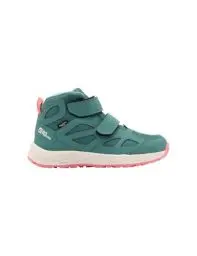 Produktbild: Jack Wolfskin Unisex Kinder Woodland 2 Texapore Mid Vc Walking-Schuh, Jade Green, 39 EU