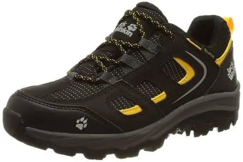 Produktbild: Jack Wolfskin Unisex Vojo Texapore Low K Walking-Schuh, Black/Burly Yellow, 37 EU