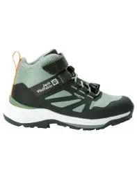 Produktbild: Jack Wolfskin Unisex Kinder Villi Hiker Texapore Mid Walking-Schuh, Mint Leaf, 31 EU
