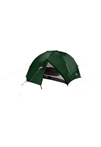 Produktbild: Jack Wolfskin Yellowstone III Vent 2 Eingänge 3 Personen Kuppelzelt Zelt, Mountain Green, ONE Size