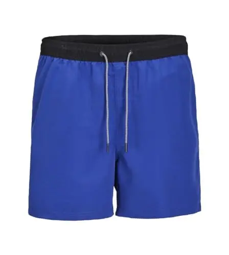 Produktbild: JACK & JONES Herren JPSTFIJI JJSWIM Black Tape LY SN Badeshorts 12253129,Bluing,M