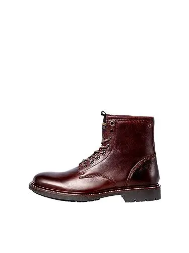 Produktbild: JACK & JONES Herren JFWTANNER Leather Boot Stiefeletten, Brandy Brown, 41 EU