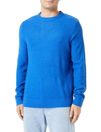 Produktbild: JACK & JONES Herren Jorkyle Knit Crew Neck Strickpullover , Nautical Blue ,M