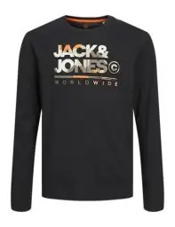 Produktbild: JACK & JONES Boy Langarm-T-Shirt Logo Langarm-T-Shirt Mini