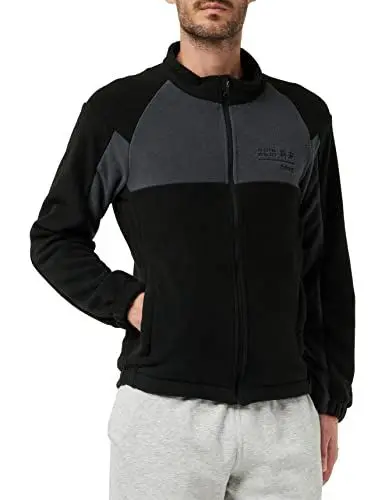 Produktbild: Jack & Jones Men's JCOMONO Fleece Jacket Fleecejacke, Black, XL