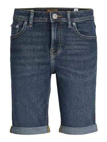 Produktbild: Jack & Jones Unisex Kinder Jjirick Jjoriginal Mf 550 Jnr Sn Shorts, Blue Denim, 164 EU