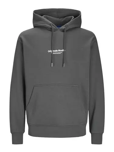 Produktbild: JACK & JONES Herren JORVESTERBRO Sweat Hood NOOS Kapuzenpullover, Iron Gate, L