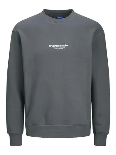Produktbild: JACK & JONES Herren Jorvesterbro Sweat Crew Neck Noos 12241694,Iron Gate,XXL
