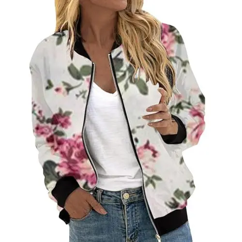Produktbild: Jacke Beige Damen Kurz Colleg Jack Blau Damen Fruehlingsjacke Kurz Uebergangs Damenjacke College Jacke Damen 44 Damen Jacke Fuer Sommer Cargojacke Damen Damen Jacke Sale