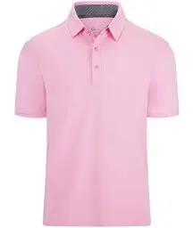 Produktbild: JACKETOWN Poloshirt Herren Atmungsaktive Golf Poloshirts Schnelltrocknend Polo Männer Sport Streifendesign Poloshirts Herren Kurzarm Sommer Polo Hemd Activewear Regular Fit M-3XL