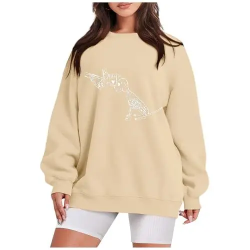 Produktbild: Jackets For Women Uk Clearance Warmer Weißer Pullover Pullover Senioren Damen Coole Pullover Fuer Jugendliche Maedchen Langarmshirt Damen Weihnachten Kleidung Für Senioren Festival Tops For Women