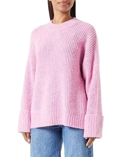 Produktbild: JACK&JONES Damen JXELLINORA Crew Neck Knit Strickpullover, Rosa, Small